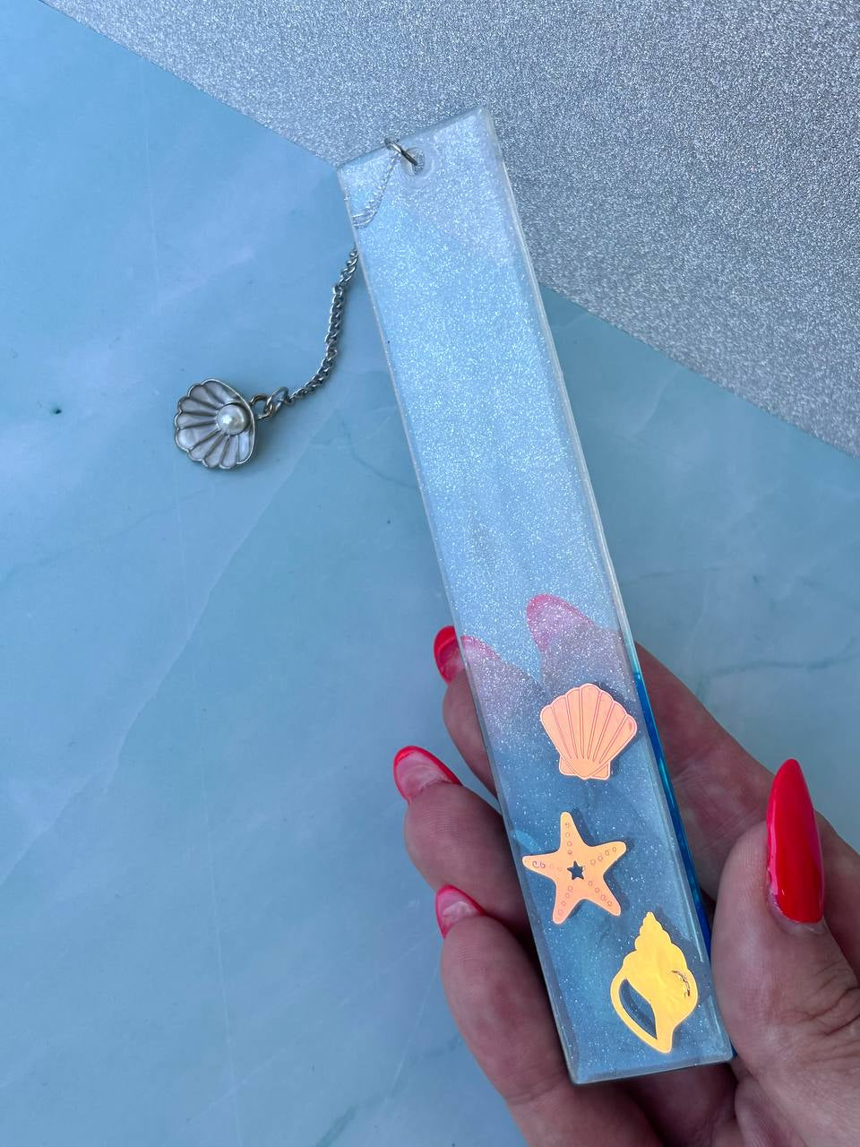 Seashell bookmark
